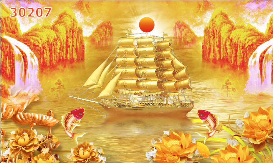 mau-tranh-canvas-thuan-buom-xuoi-gio-30207