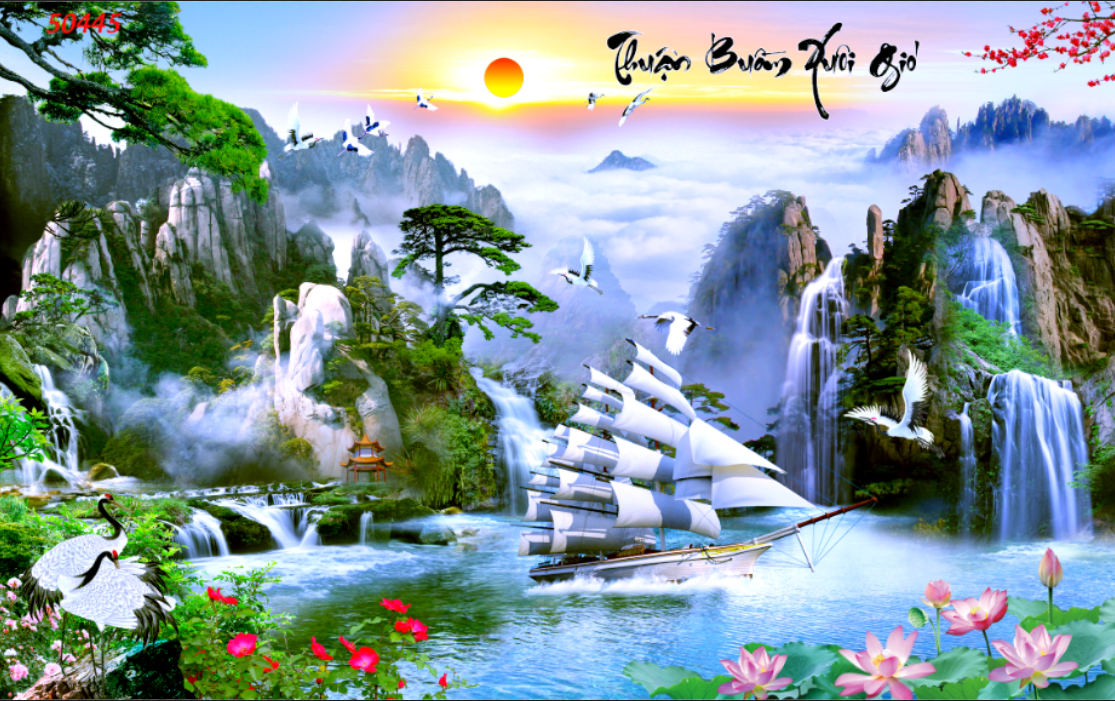 mau-tranh-canvas-thuan-buom-xuoi-gio-50445