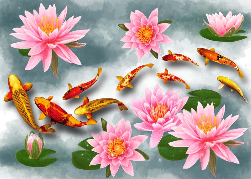 mau-tranh-canvas-ca-chep-ca123