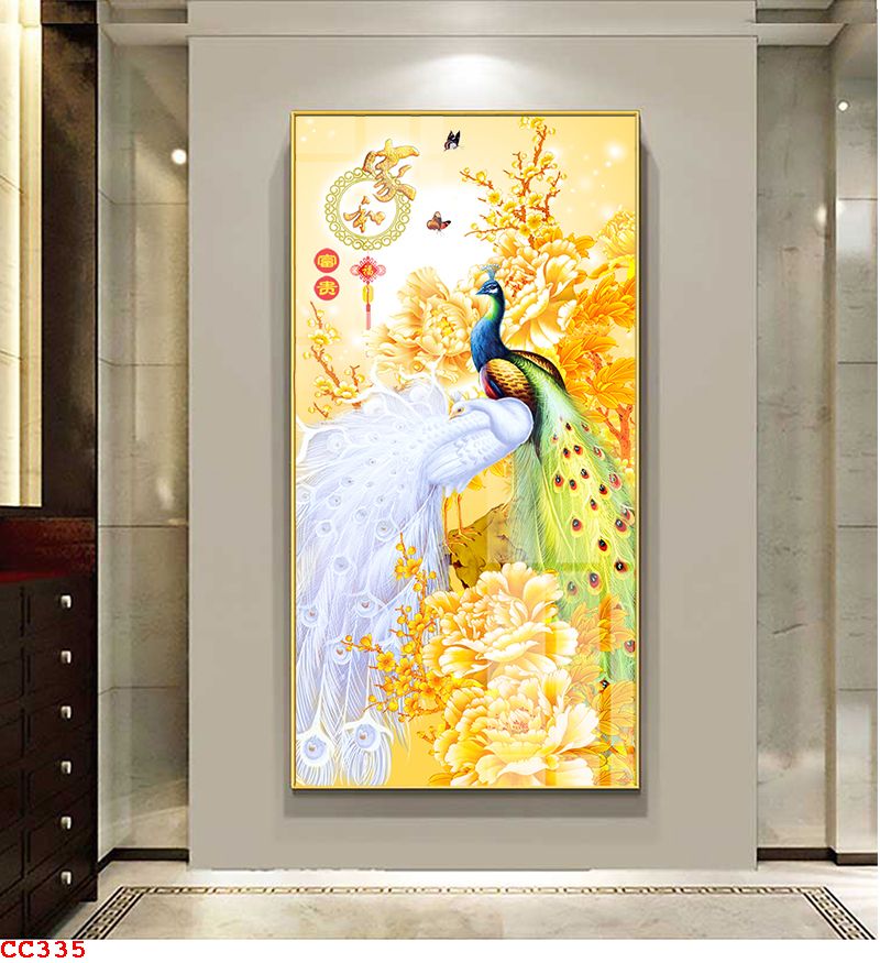 mau-tranh-trang-guong-chim-cong-335