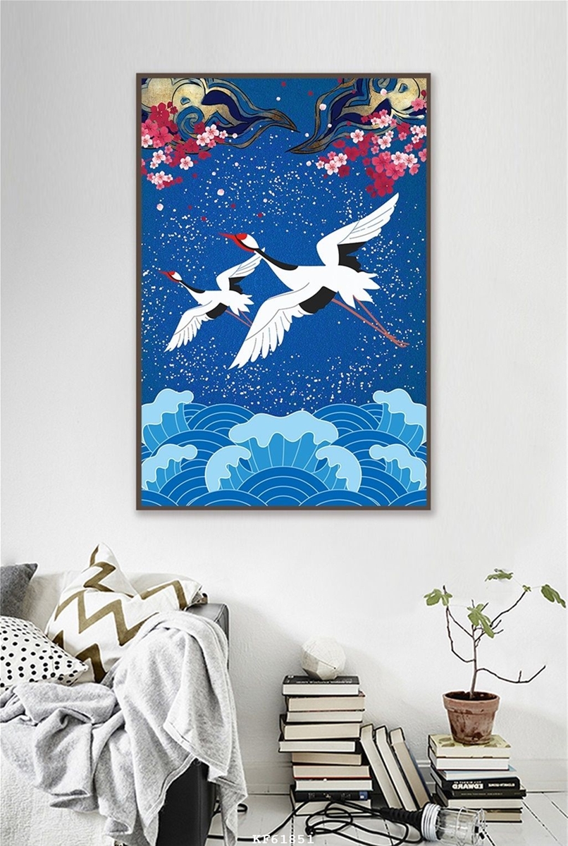 mau-tranh-trang-guong-chim-hac-61851