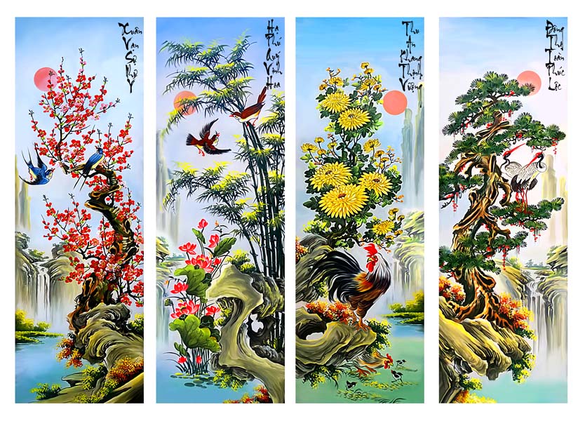 mau-tranh-canvas-tu-quy-bon-mua-14