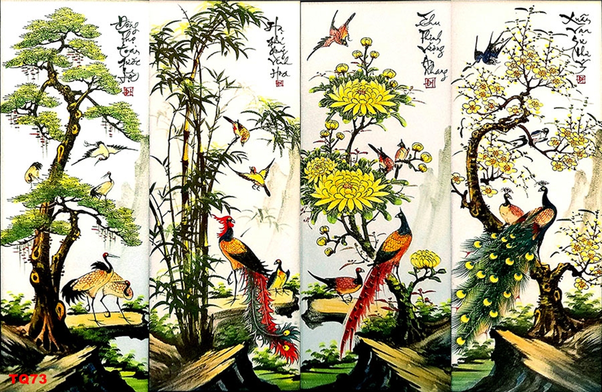 mau-tranh-canvas-tu-quy-bon-mua-73