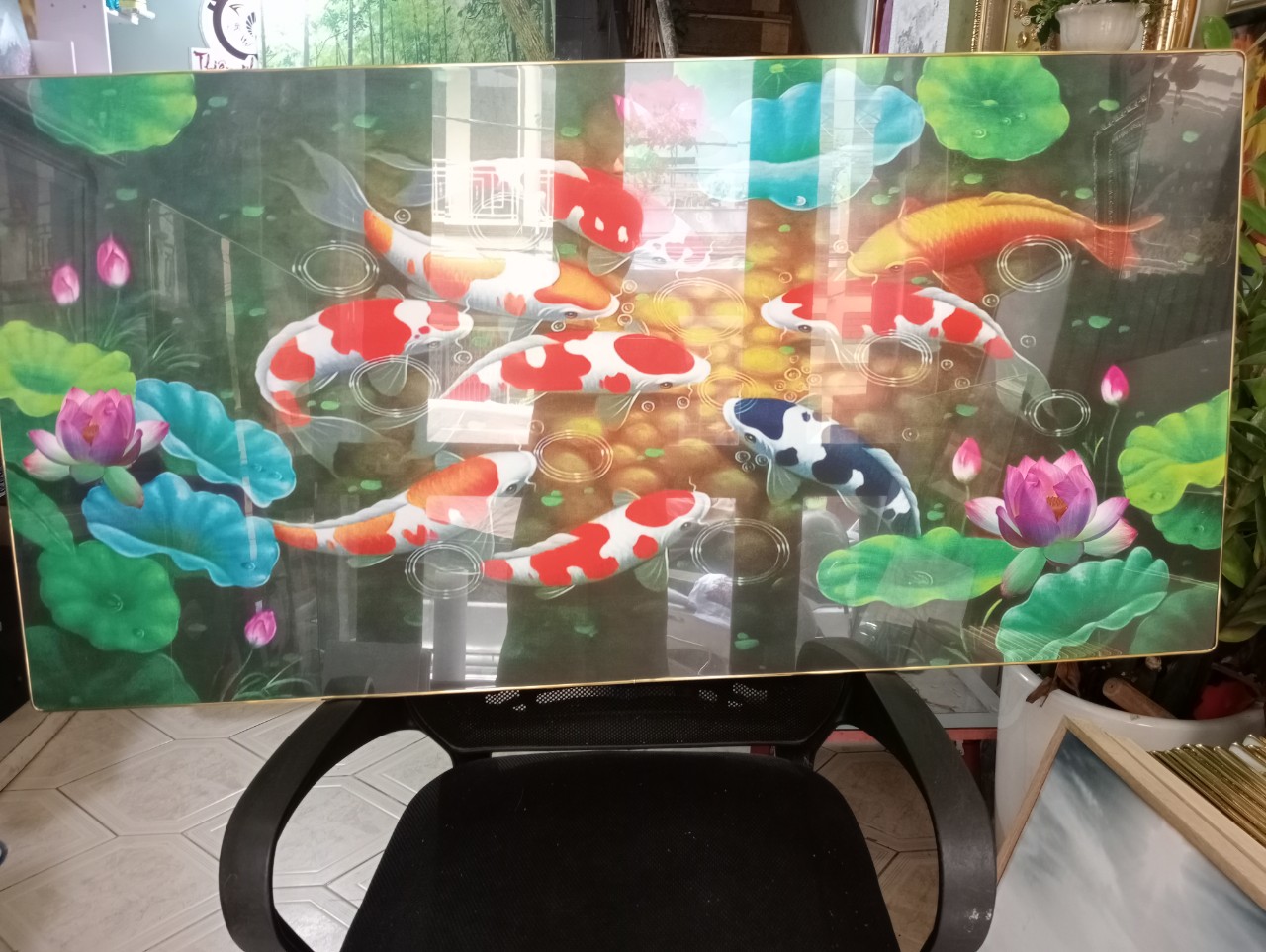 y-nghia-phong-thuy-cua-tranh-trang-guong-cuu-ngu-ca-chep