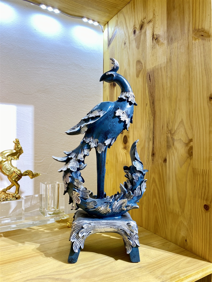 tuong-chim-phuong-hoang-mau-xanh-bac-trang-tri-noi-that